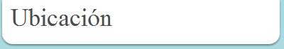 Ubicacin